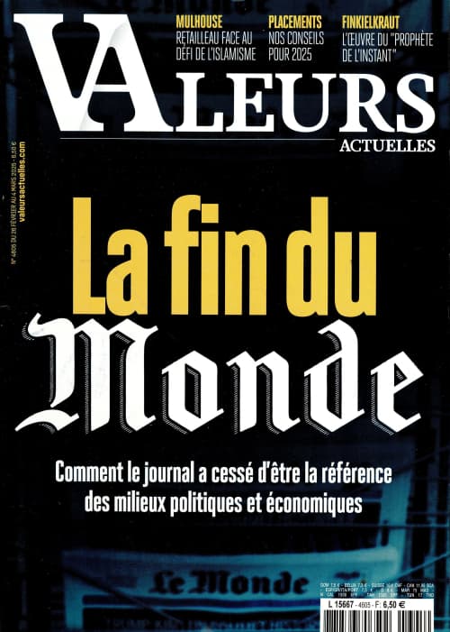 Abonnement Valeurs Actuelles