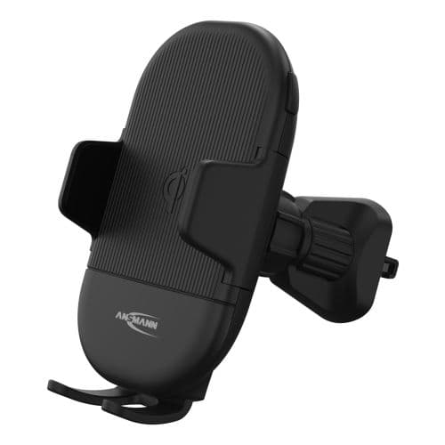 Chargeur à induction Ansmann WiLine 15, support de téléphone pour voiture, compatible avec tous les smartphones compatibles Qi