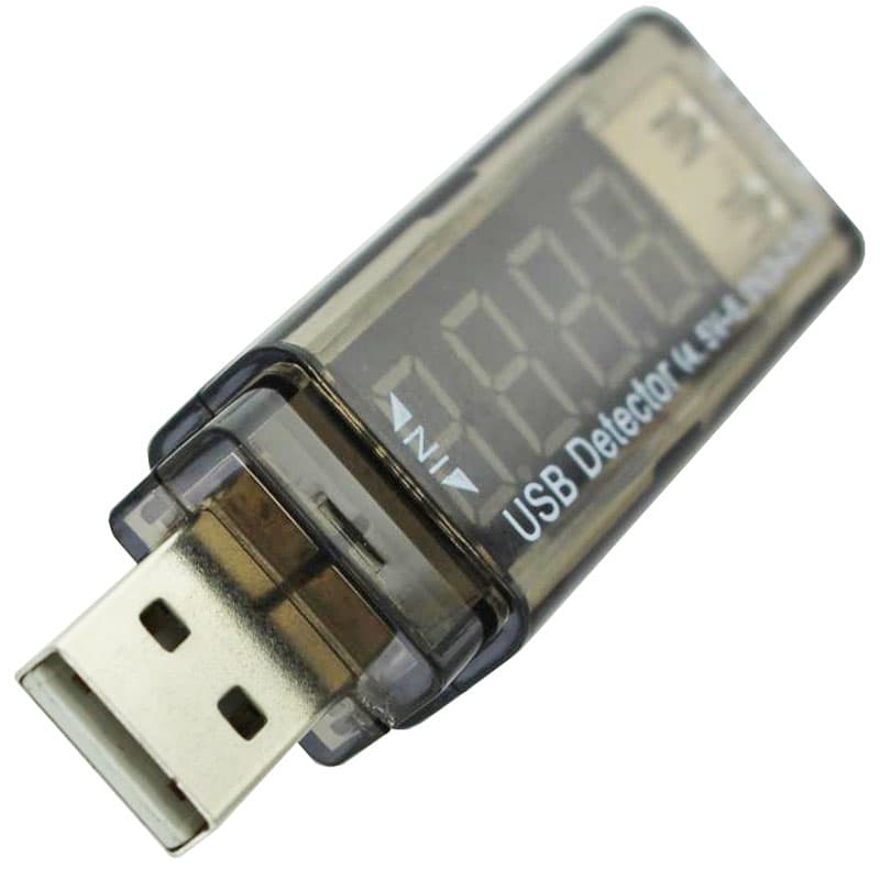Détecteur USB pratique pour mesurer les performances actuelles de la sortie USB