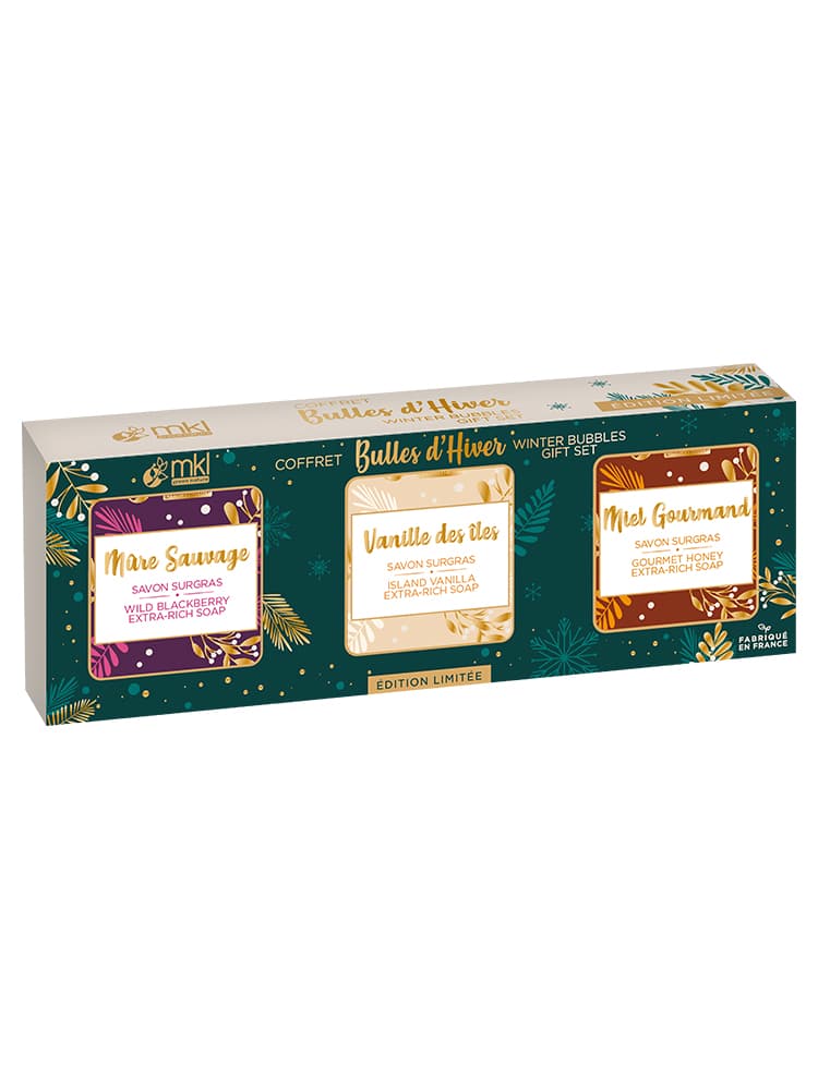 MKL Green Nature Coffret Bulles d'Hiver Édition Limitée 3 Savons
