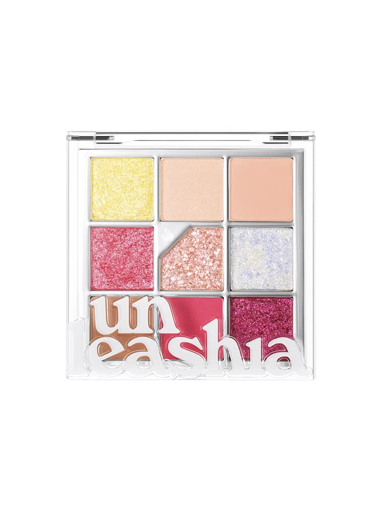 Unleashia Glitterpedia Palette Yeux 9 Couleurs - Teinte : All Of Peach Ade