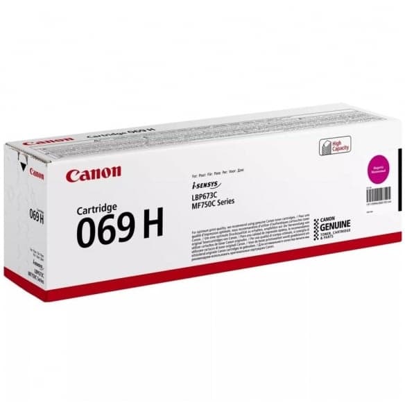 Canon 069H - à rendement élevé - magenta - original - cartouche de toner - 5500 pages - 5096C002