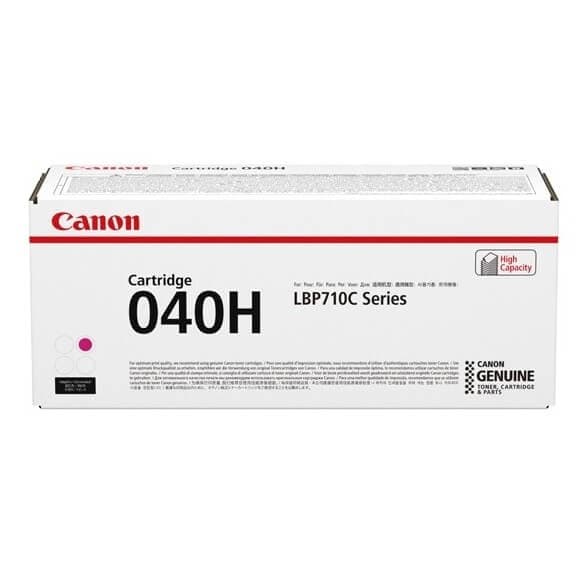 Canon 040H cartouche de toner haute capacite magenta d'origine de 10000 pages pour LBP712Cdn i-SENSYS LBP710Cx LBP712Cx
